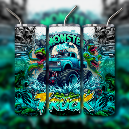Monster Truck Tumbler