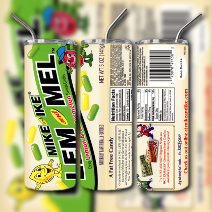 Mike and Ike Lem Mel Tumbler