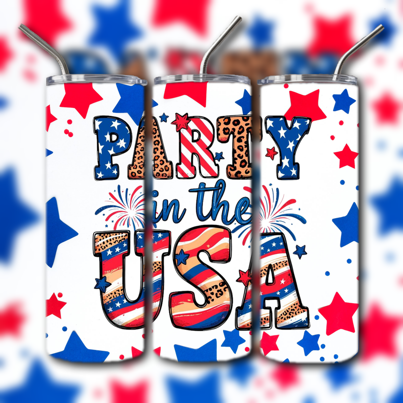 Patriotic Freedom Tumbler