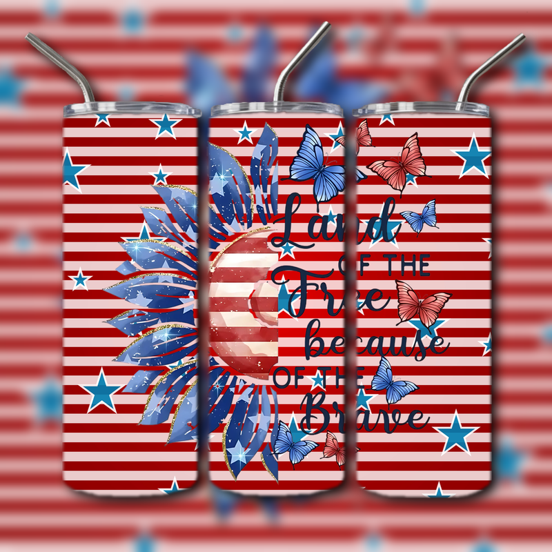 Patriotic Freedom Tumbler