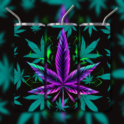 Pot Leaf and Weed Tumbler