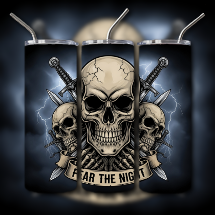 Fighting Skull Tumbler