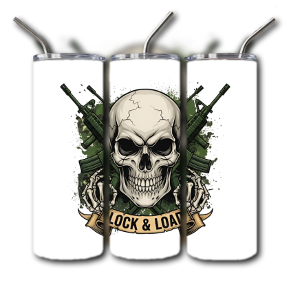 Fighting Skull Tumbler