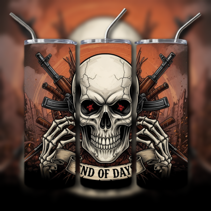Fighting Skull Tumbler