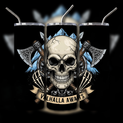 Fighting Skull Tumbler