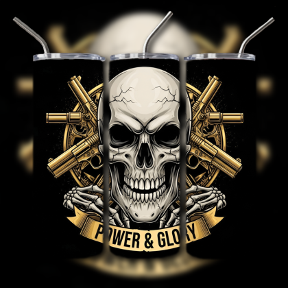 Fighting Skull Tumbler