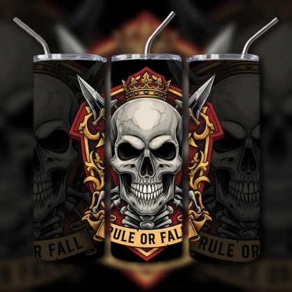 Fighting Skull Tumbler