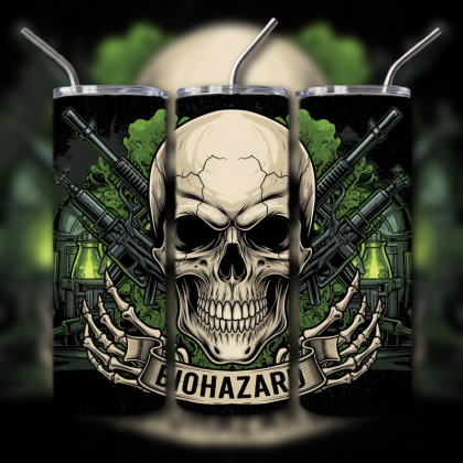 Fighting Skull Tumbler
