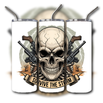 Fighting Skull Tumbler
