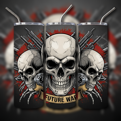 Fighting Skull Tumbler