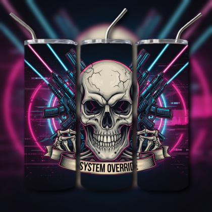Fighting Skull Tumbler