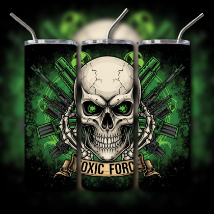 Fighting Skull Tumbler