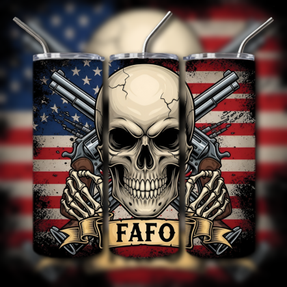 Fighting Skull Tumbler