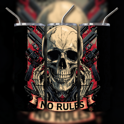 Fighting Skull Tumbler