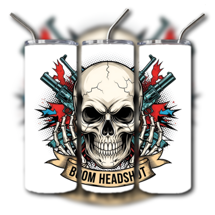 Fighting Skull Tumbler