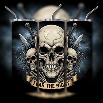 Fighting Skull Tumbler