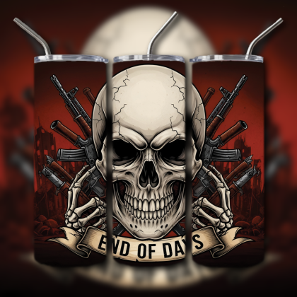 Fighting Skull Tumbler