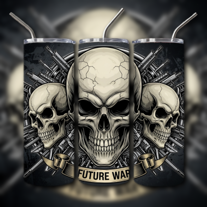 Fighting Skull Tumbler