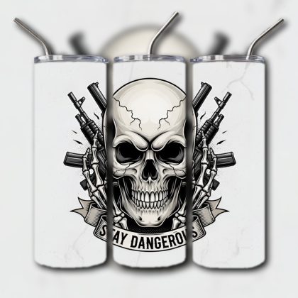 Fighting Skull Tumbler
