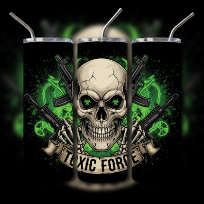 Fighting Skull Tumbler