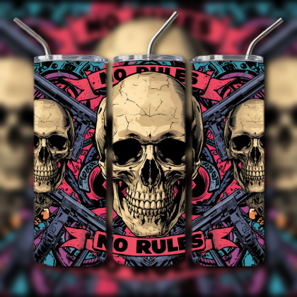 Fighting Skull Tumbler