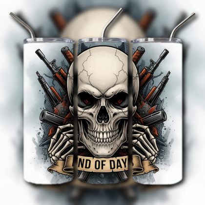 Fighting Skull Tumbler