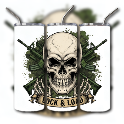 Fighting Skull Tumbler