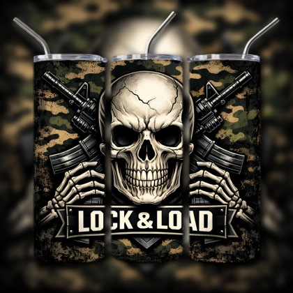 Fighting Skull Tumbler
