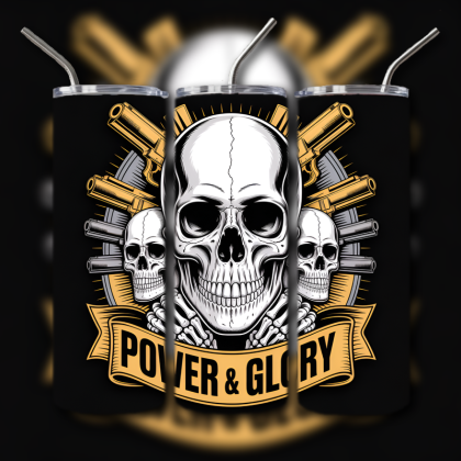 Fighting Skull Tumbler