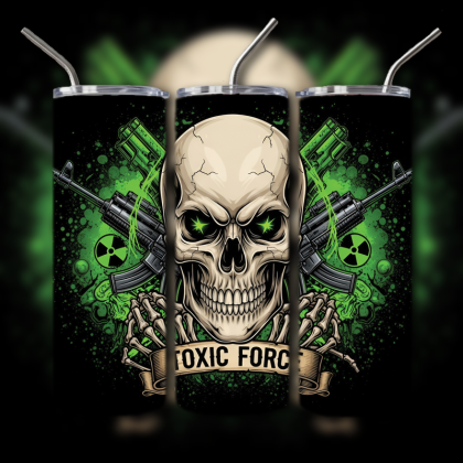 Fighting Skull Tumbler