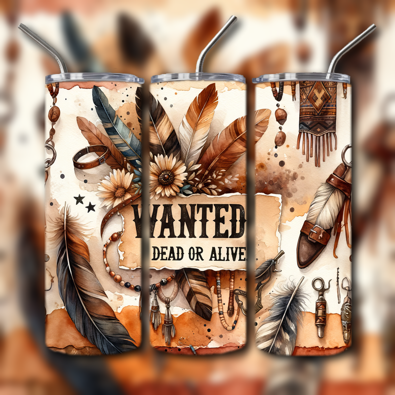 Western Themed Tumbler