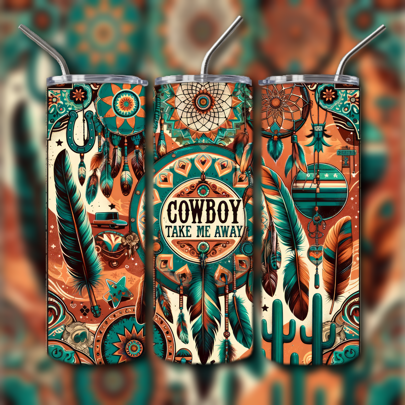Western Themed Tumbler