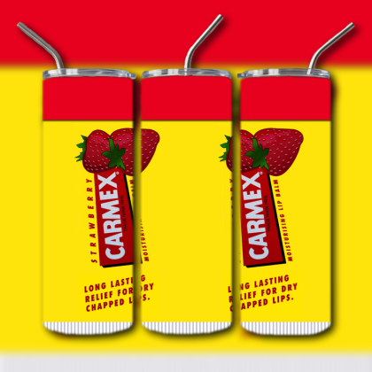 Strawberry Carmex Tumbler
