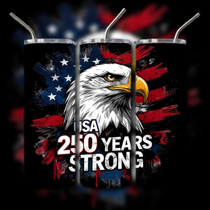 God and Country Patriotic Tumbler
