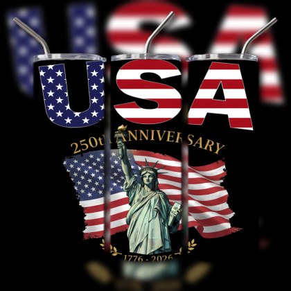 God and Country Patriotic Tumbler