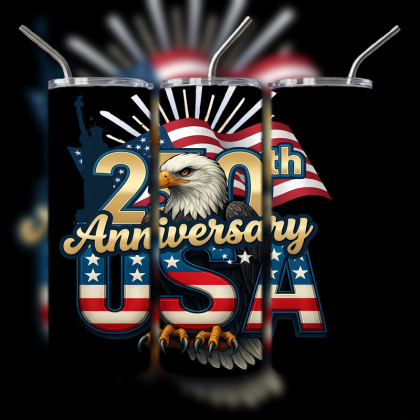 God and Country Patriotic Tumbler