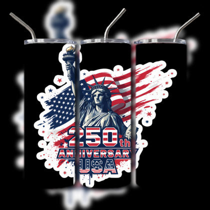 God and Country Patriotic Tumbler