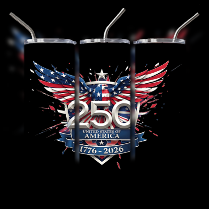 God and Country Patriotic Tumbler