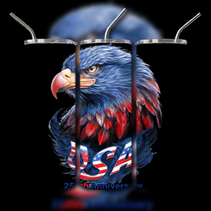God and Country Patriotic Tumbler