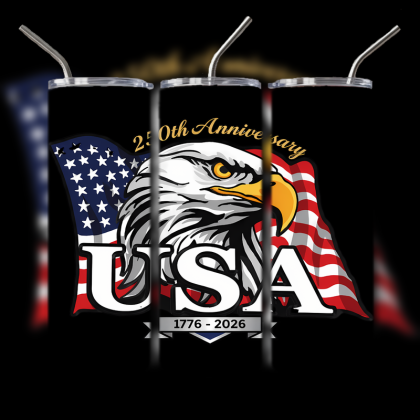 God and Country Patriotic Tumbler