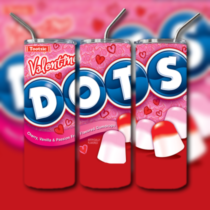 Valentines Dots Tumbler
