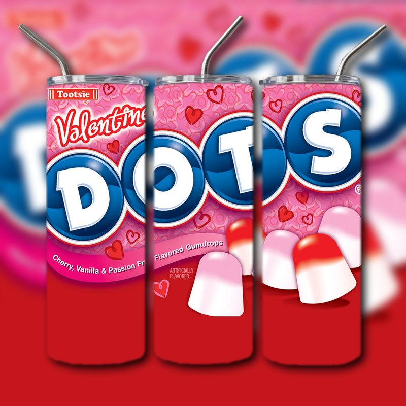 Valentines Dots Tumbler