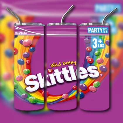 Wildberry Skittles Tumbler