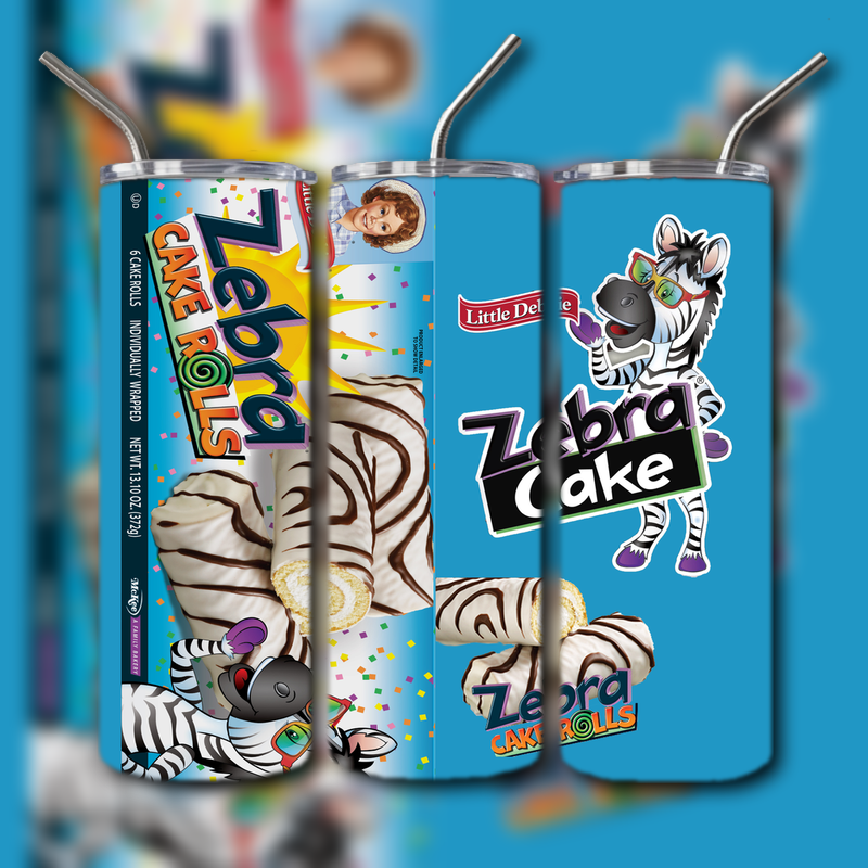 Zebra Rolls Tumbler