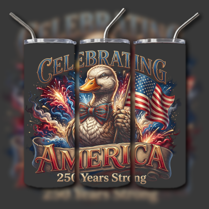 God and Country Patriotic Tumbler