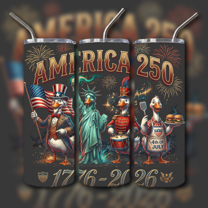 God and Country Patriotic Tumbler