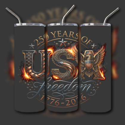 God and Country Patriotic Tumbler