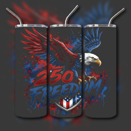 God and Country Patriotic Tumbler