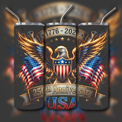 God and Country Patriotic Tumbler
