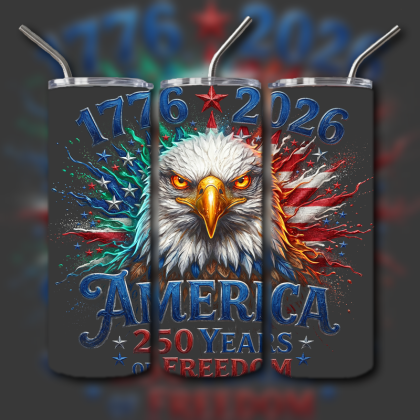 God and Country Patriotic Tumbler